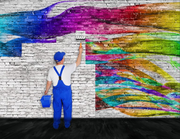 How to Paint Over Spray Paint Home Repair and Improvement Projects